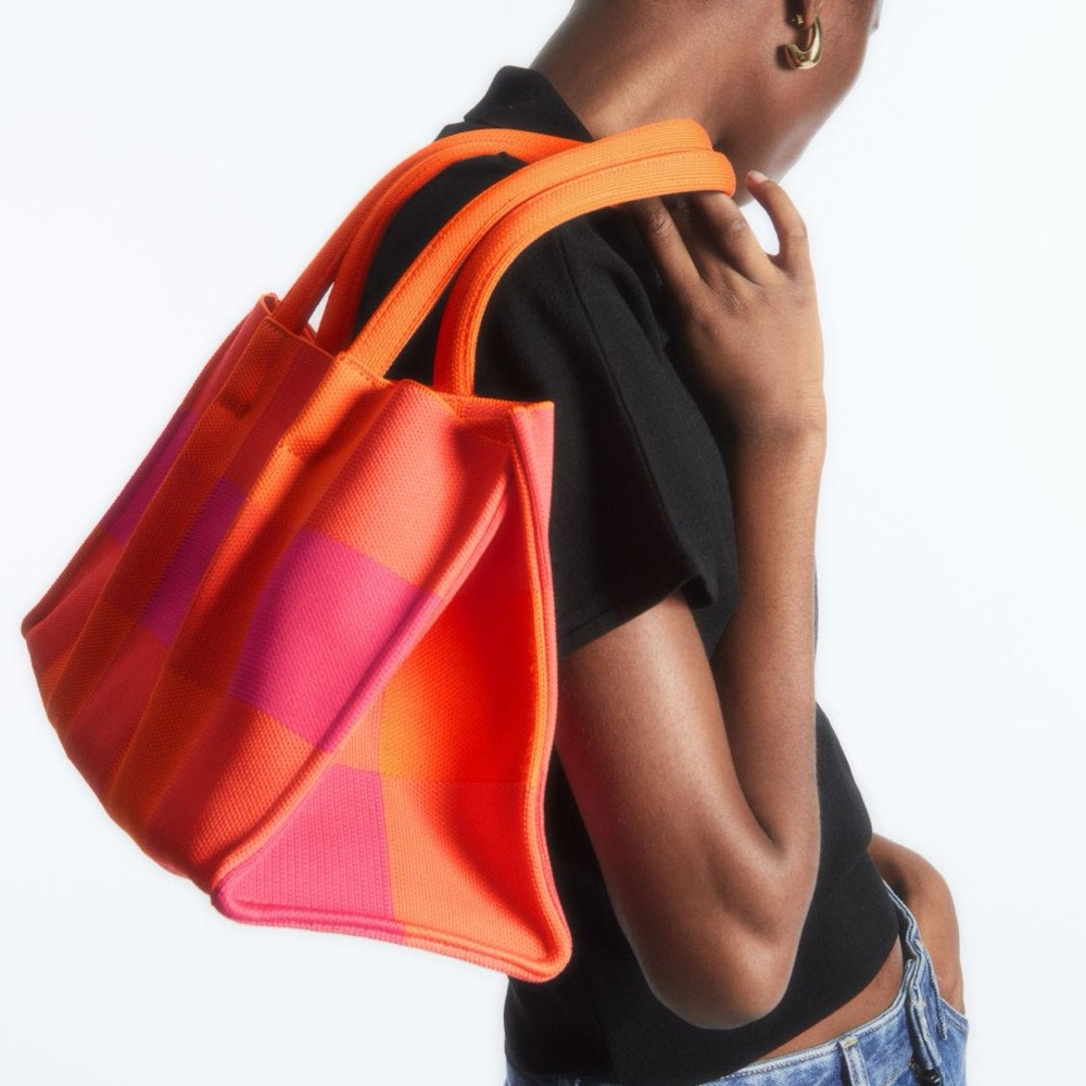 COS Checked Shopper bag - Picture 4 of 7